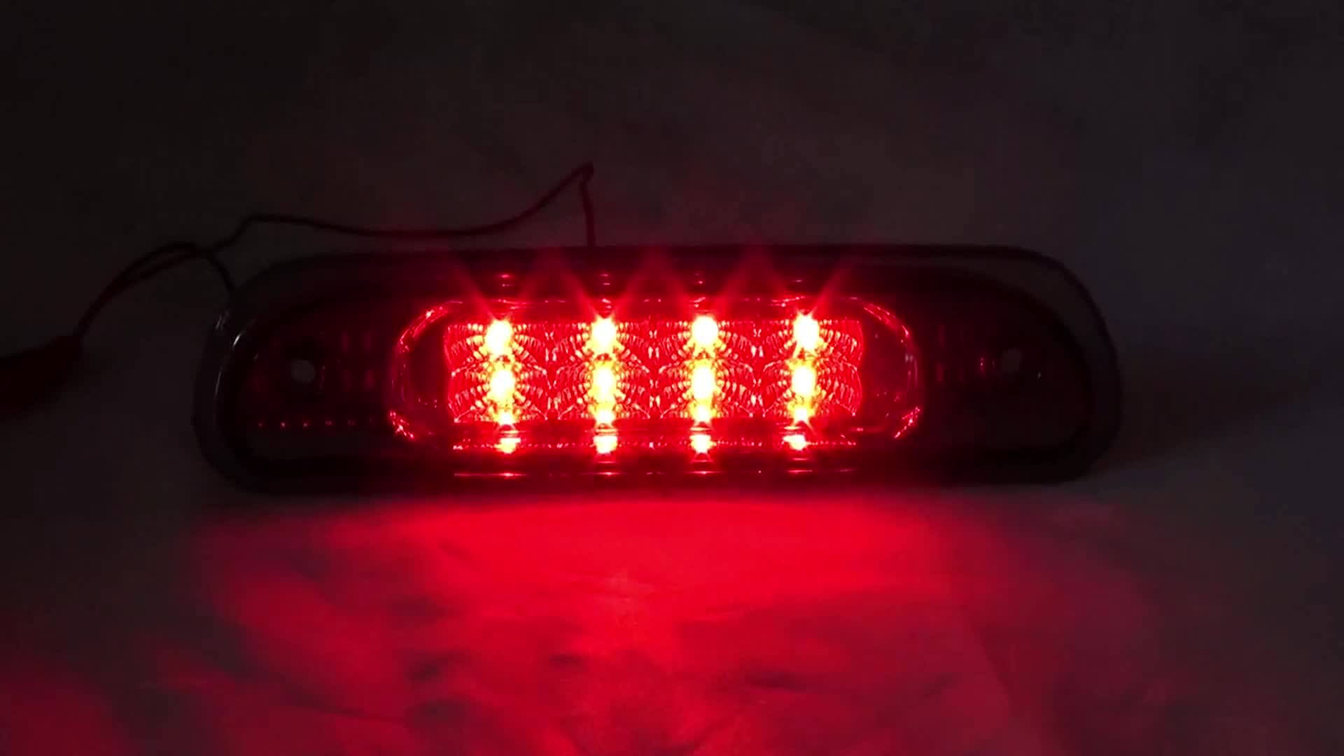Ecarsport Led 3rd Brake Stop Brake Tail Light Lamp Unit Smoke For Jeep