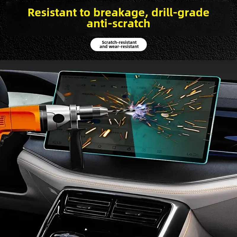 Suitable for 24 Audi A4LTPU interior protective film central control navigation instrument screen tempered film decoration supplies