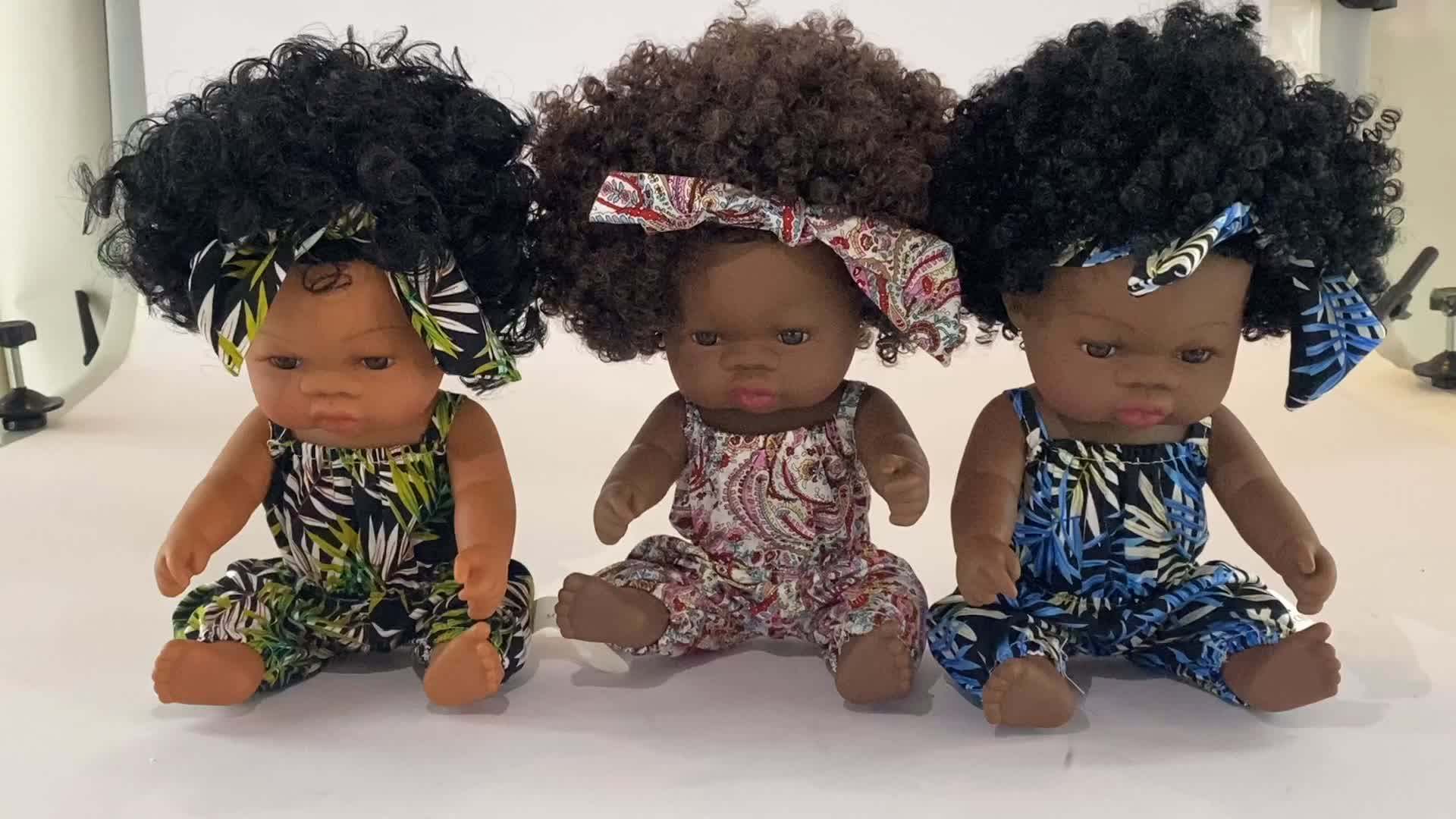 2021 New Arrival 14inch Black Brown American African Love Children Baby