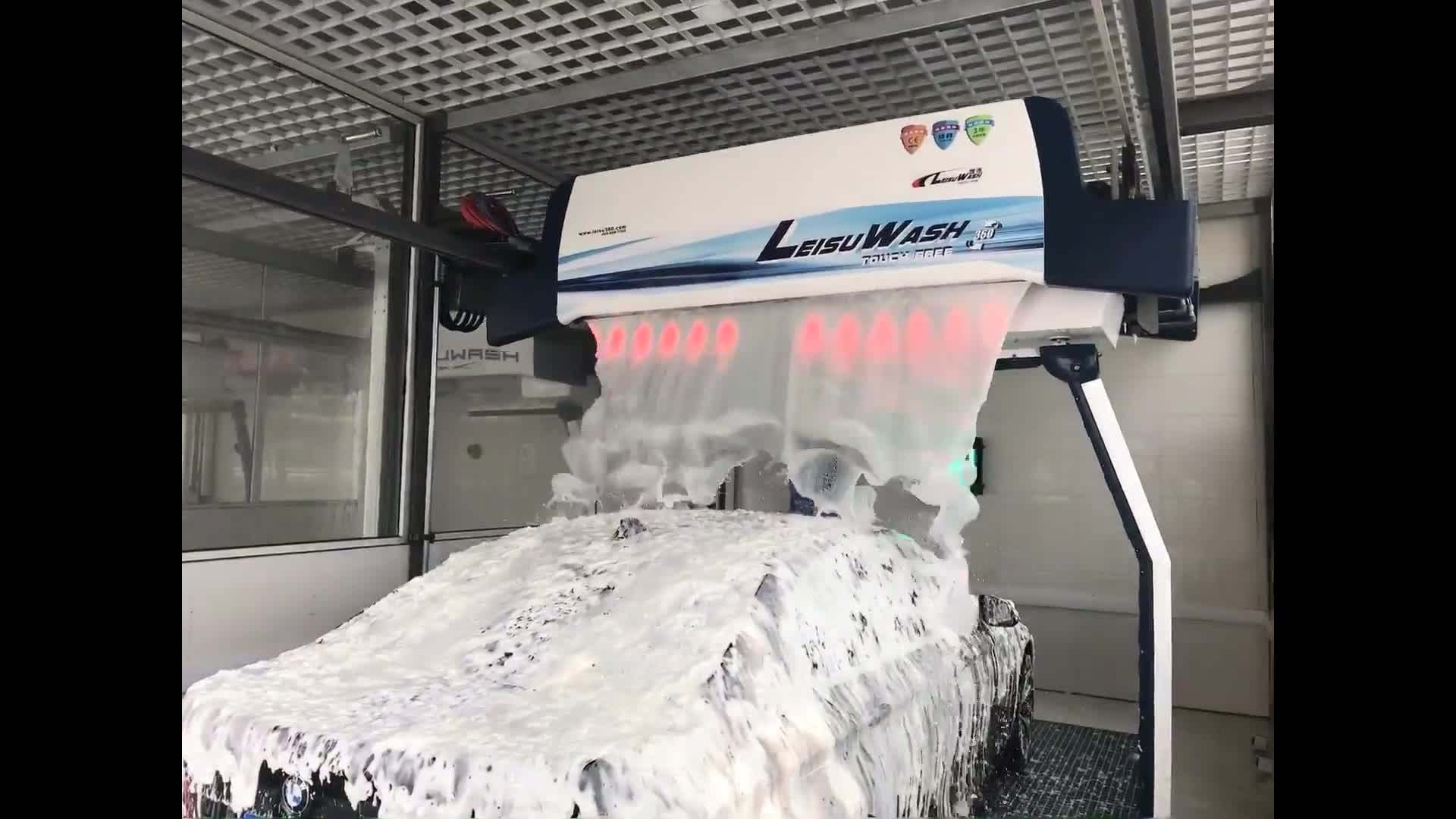 Leisu Touchless Car Wash Equipment Exported To Spain Buy Automatic