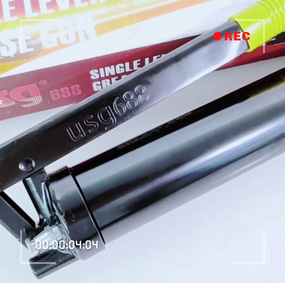 Đức Usg Hướng Dẫn Sử Dụng Súng Bắn Mỡ Áp Lực Cao 600cc Đơn Cần Công Suất Lớn Máy Xúc Thiết Bị Bôi Trơn Làm Đầy Bơ Súng máy bơm mỡ bò máy bơm mỡ khí nén Súng bơm mỡ