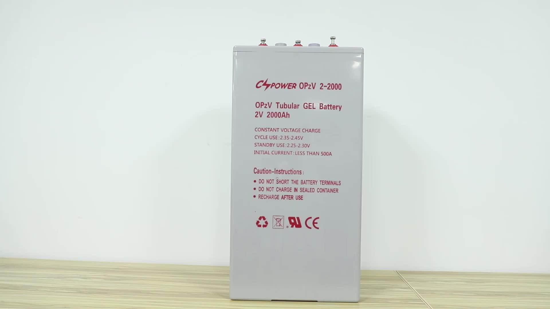 1200ah Opzv Storage Batteries 2 Volt Gel Tubular Solar Battery Buy