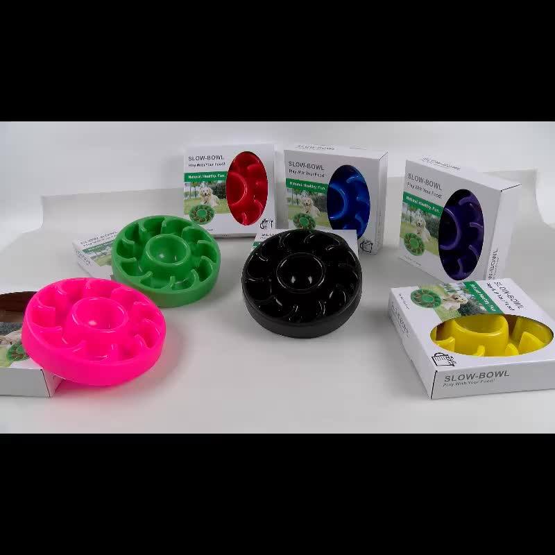 Cute Pet Feeding Food Bowl For Dog Cats,Custom High Quality Slow Feed Dog Plastic Bowl Buy