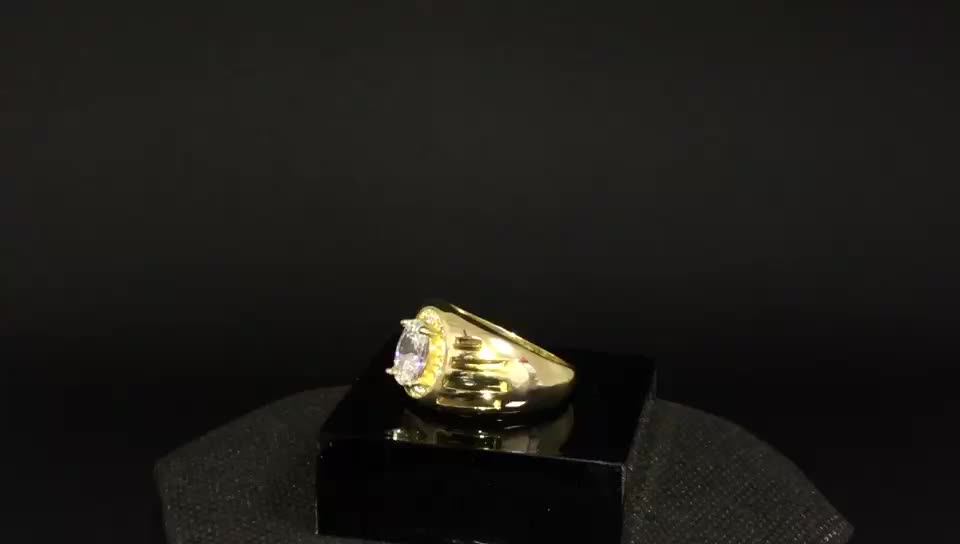 Fashion Diamond Gemstone Jewelry Saudi Arabia Gold Wedding Ring Price