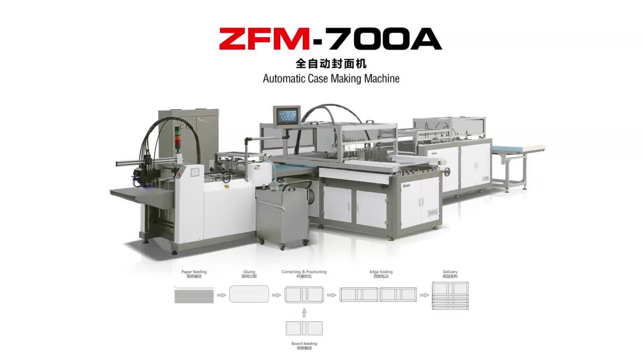 Zfm700/900 Automatic File Folder Making Machine Photo Album Cover Making Machine Buy Photo