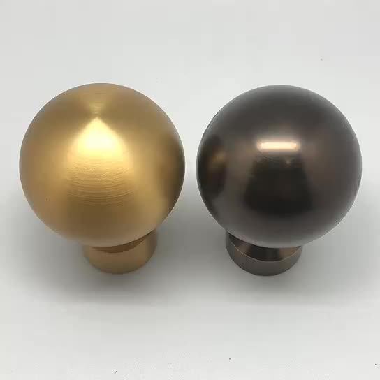 Best Selling Decorative Metal Screw Curtain Rod Finial Buy Curtain