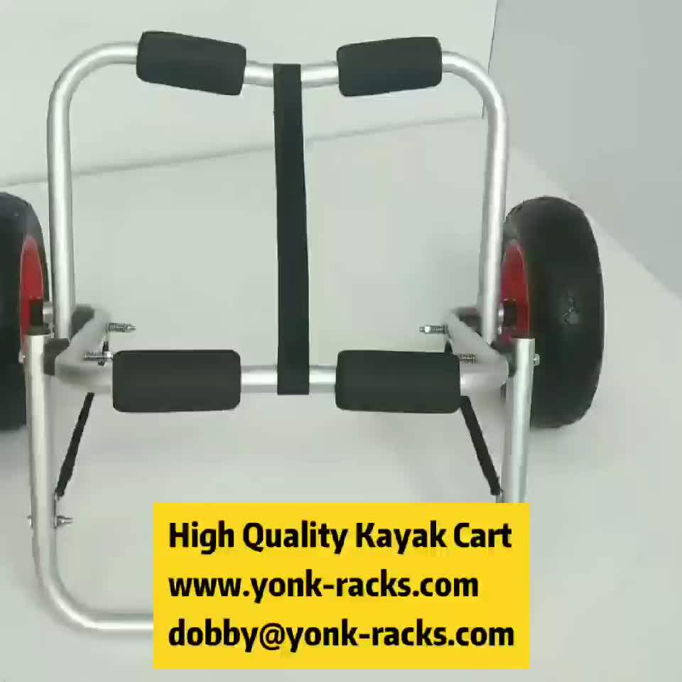 U Boat Kayak Cart Deluxe Folding Aluminum Kayak Cart Canoe Beach Cargo