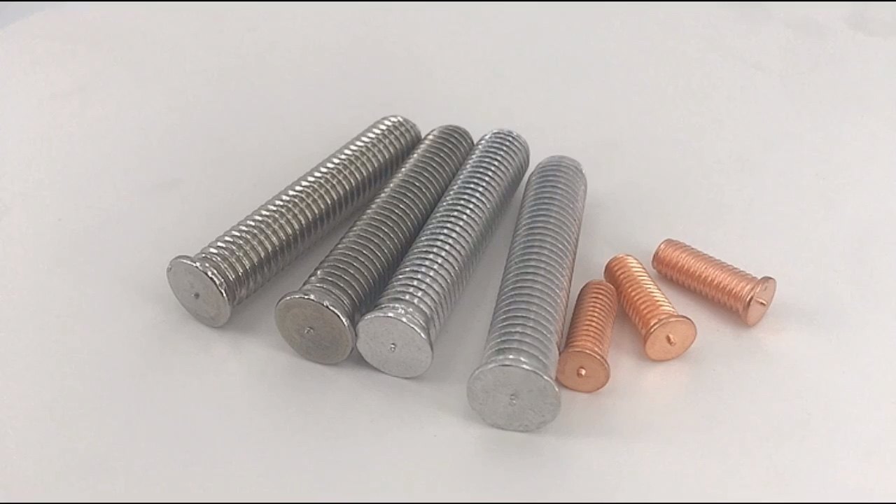 Iso13918 Stainless Steel Copper Plated Cd Flanged Fully Threaded Capacity Discharge Spot Welding