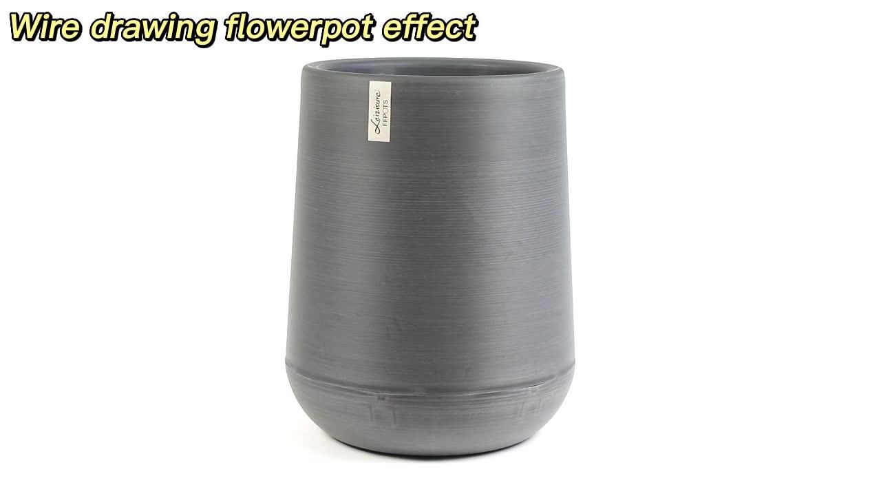 High Quality Vertical Large Outdoor Vase Durable Plastic Self Watering Flower Pots & Planters