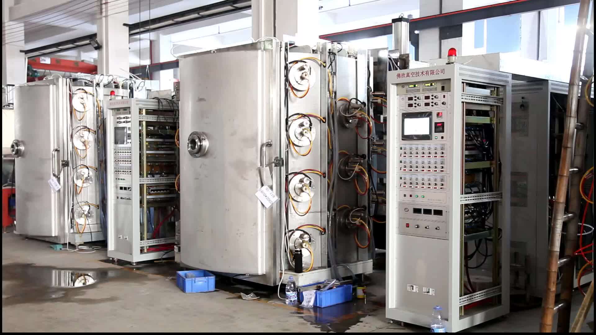 Vacuum Coating And Stainless Steel Gold Plating Machine For Plastic