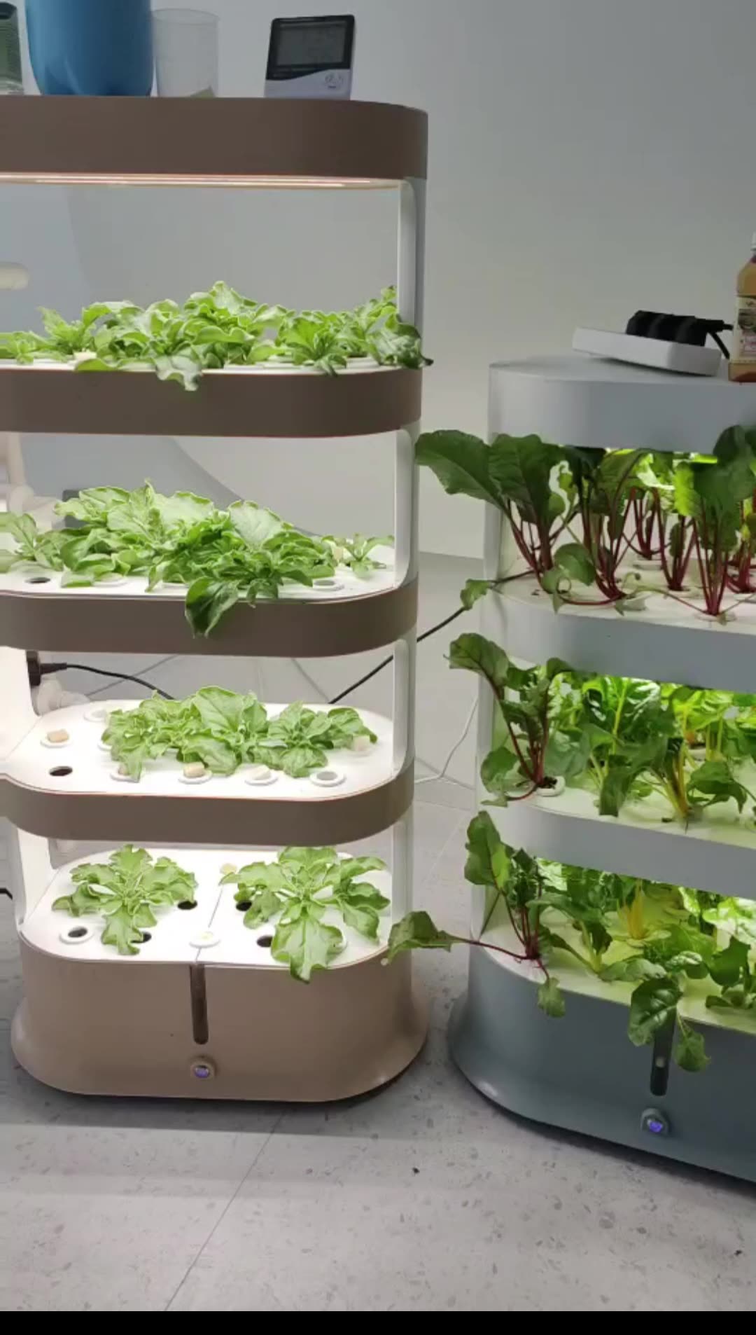 Smart Grow Tower Vertical Indoor Farming System With Led Grow Light
