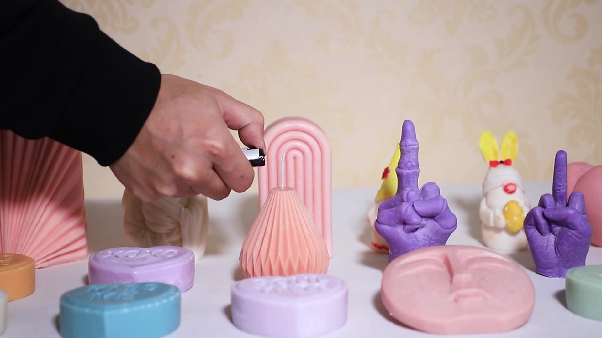 L872 Big Size Man Curvy Girl 3d Art Sexy Naked Plump Woman Scented Wax