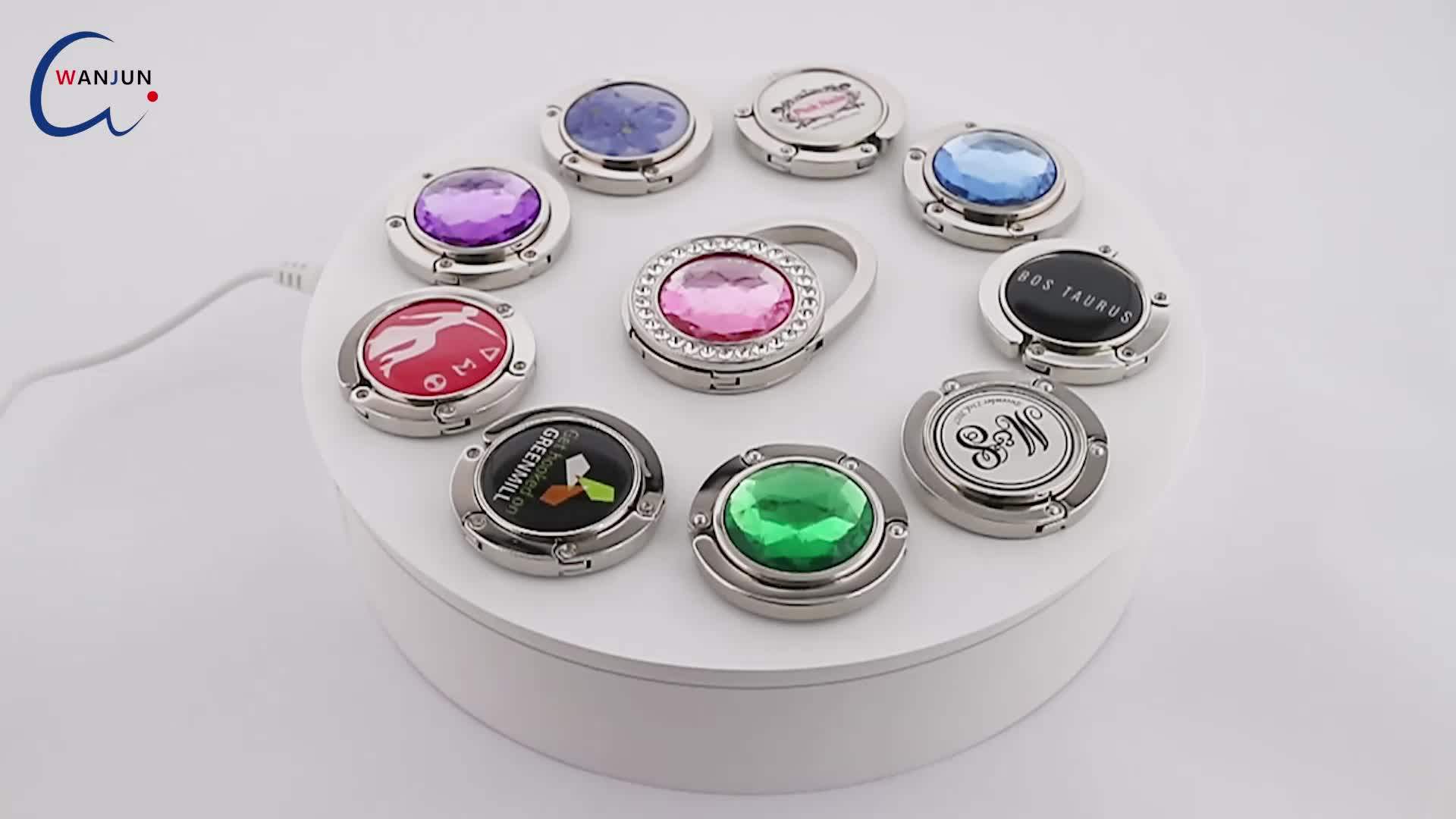 Mini Holder Lady Handbag Lock Hook Holder Purse Bag Hanger,Make You Own