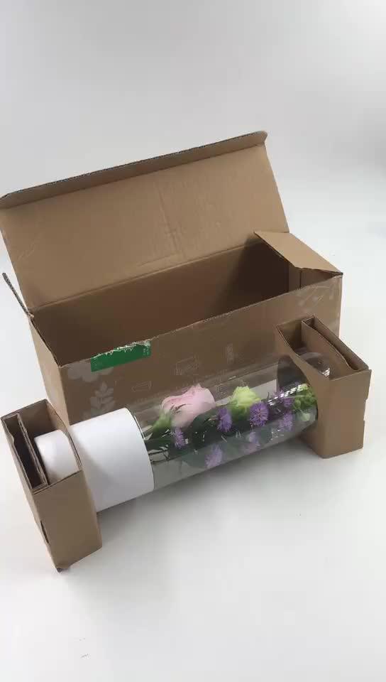 Folding Plants Seeds Packaging Corrugated Box For Flowers Shipping