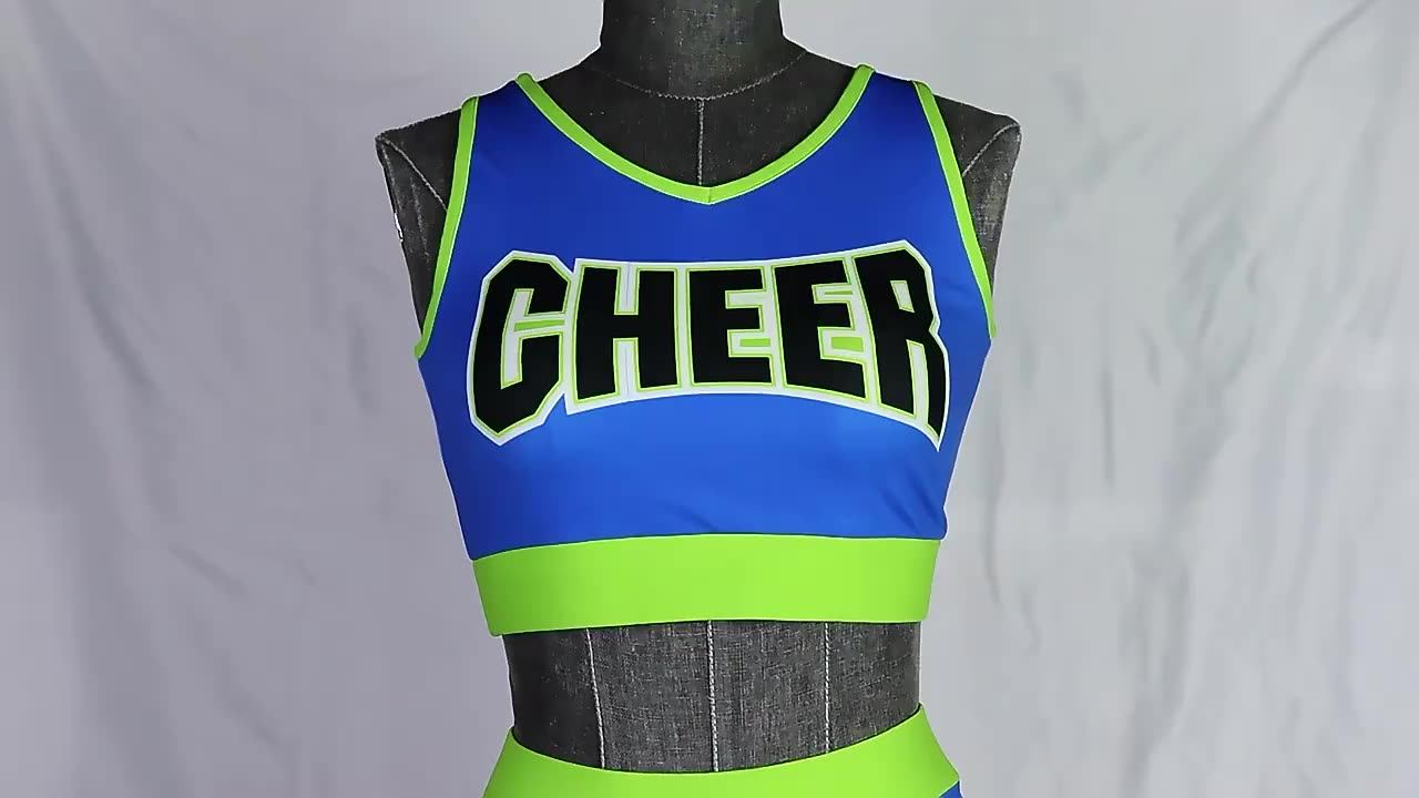 Custom Competition Sports Cheerleading Uniform Design Your Own