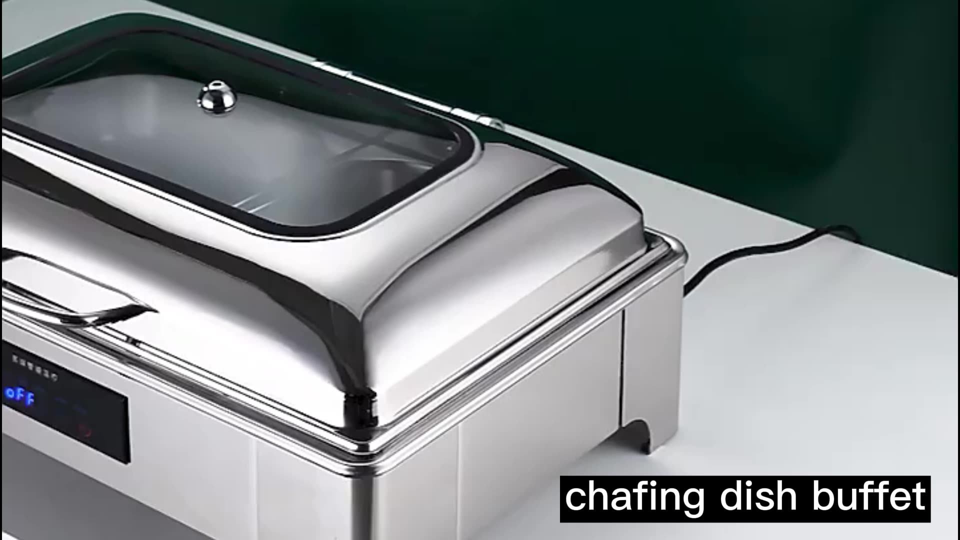 Stainless Steel Electric Buffet Chafing Dishes Buffet Stove Chafing