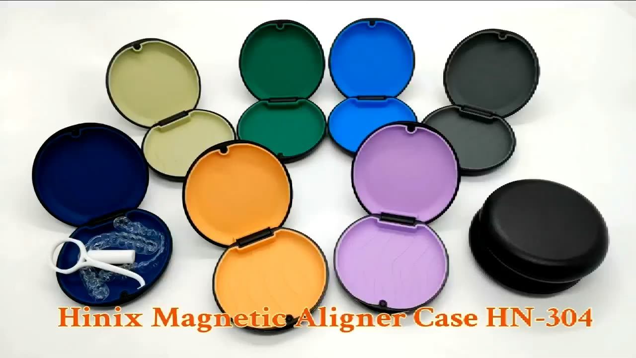 Orthodontic Clear Aligner Box Aligner Case Store Remover And Chewies On