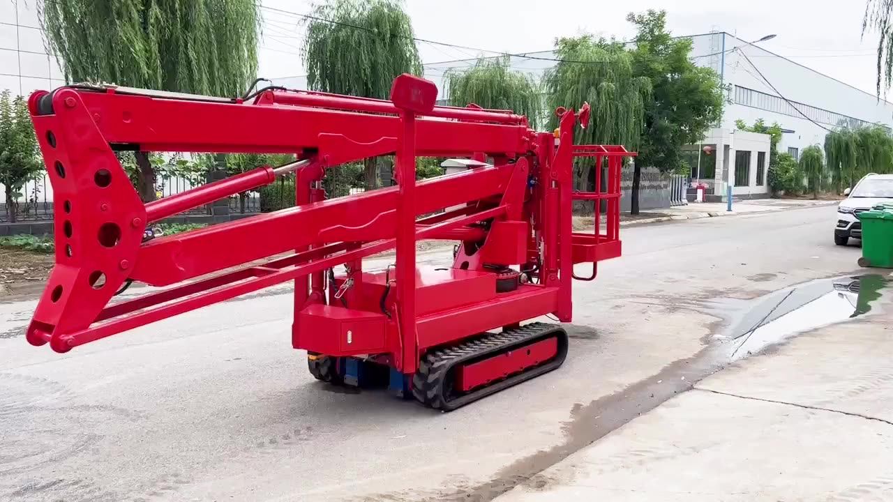 1024m All Terrain Spider Articulated Crawler Boom Lift Aerial Work