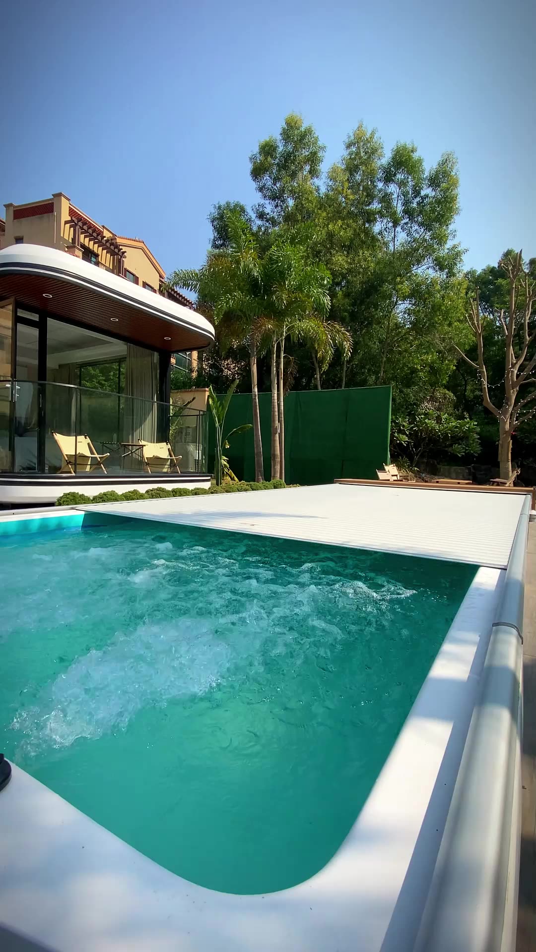 Modular Water Heater With Filter Pump Automatic Swimming Pool Cover