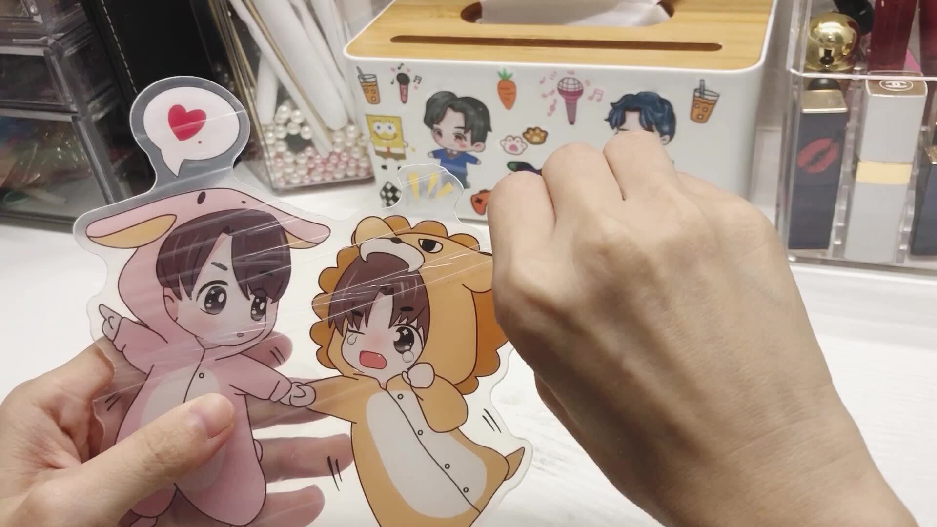 王一博 肖戦 陳情令 A5 特殊加工アクリル色紙❣️ ロングバージョン