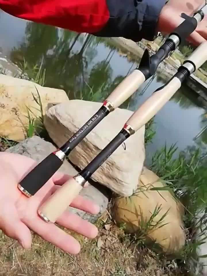 Ln50 Wholesale Carbon Fiber Telescopic Carp Fishing Rod And Reel Combo
