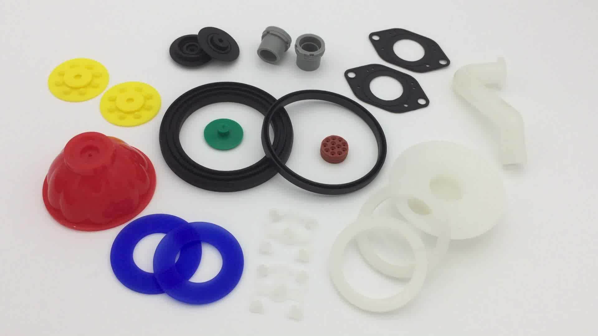 Neoprene Epdm Silicone Spacer Custom Hard Round Black Rubber Spacers