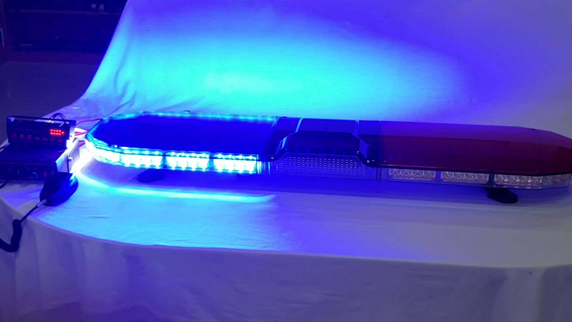 New Red Blue Police Tow Truck Led Strobe Emergency Warning Light Bar