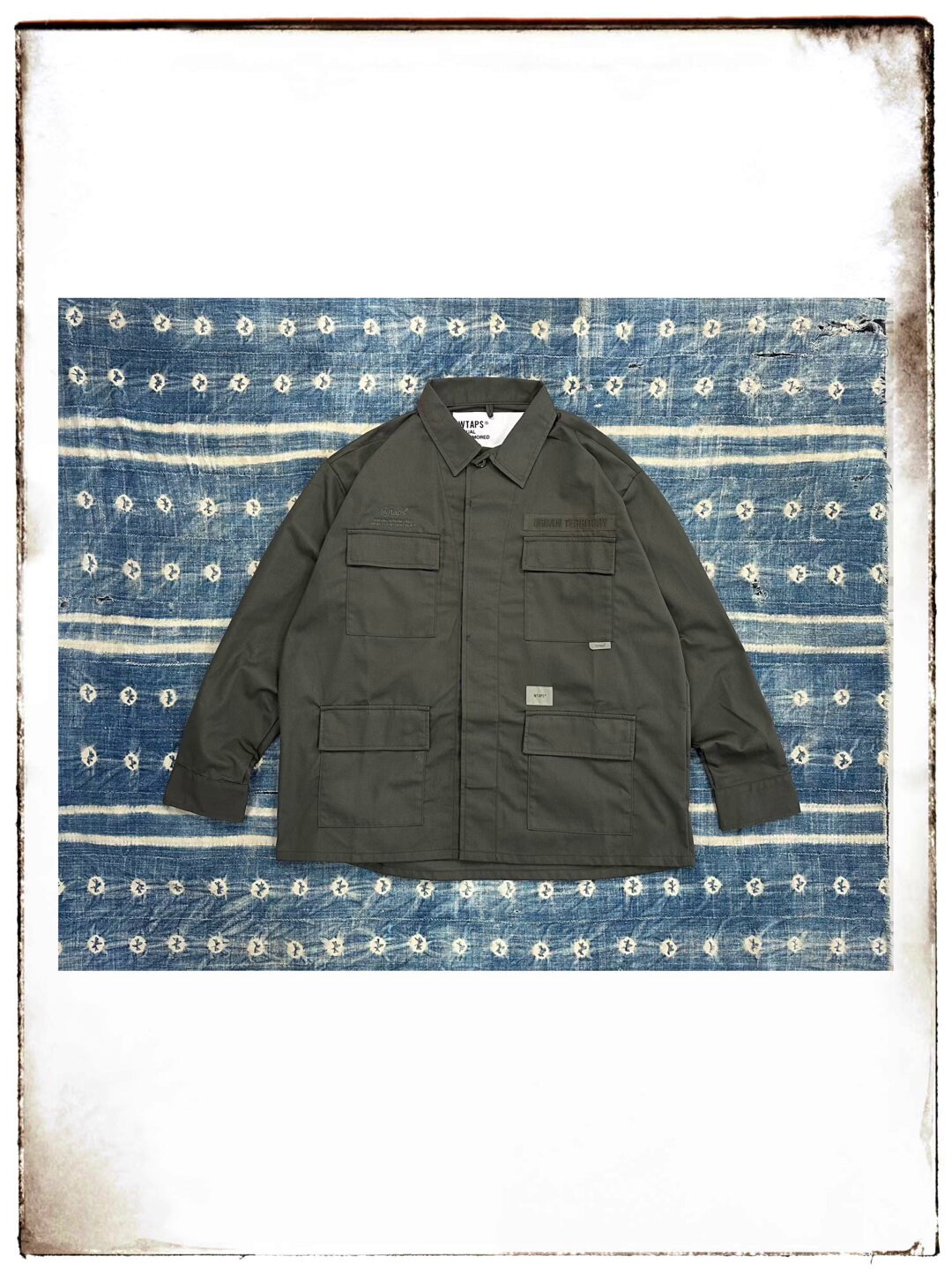 美品 WTAPS 22AW JUNGLE / LS CTPL. TWILL 04 复古与机能感交融| WTAPS 22AW JUNGLE 四袋衬衫演绎独特气质_衬衫_淘宝