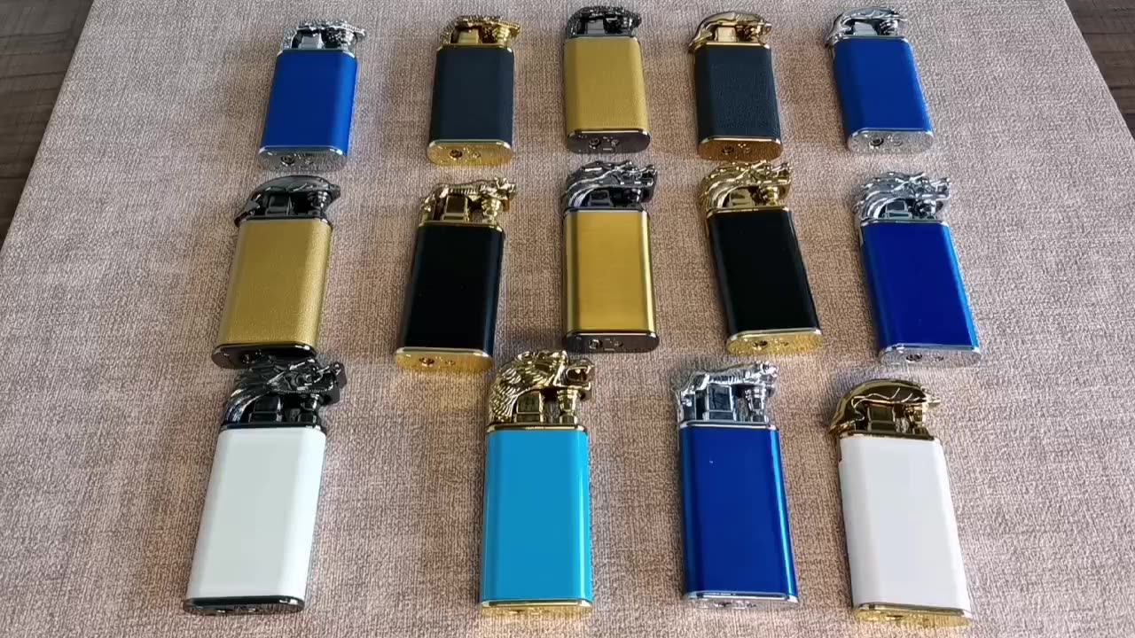 New Jet Torch Lighters Windproof Butane Gas Twin Flame Lighters