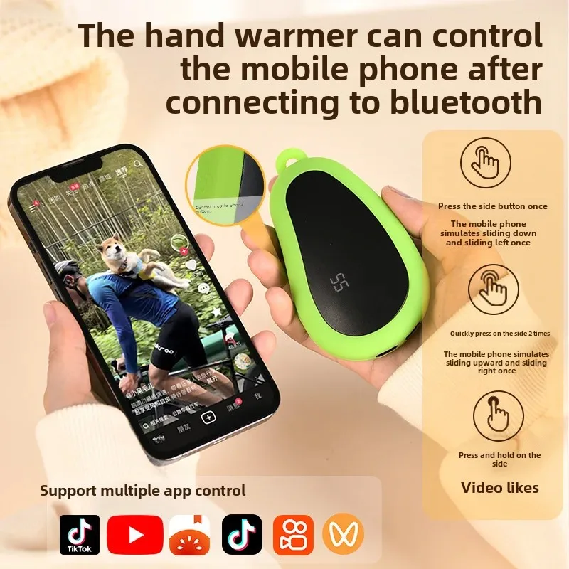 Инновационный Bluetooth перчатка тепло USB зарядка модели удобная рука-подпись рука-подпись Spontaneous Performance Customized