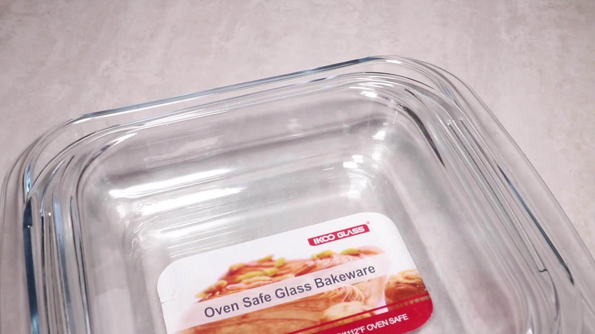 Amazon New Top Selling High Borosilicate Oven Safe Homeware Glass Food