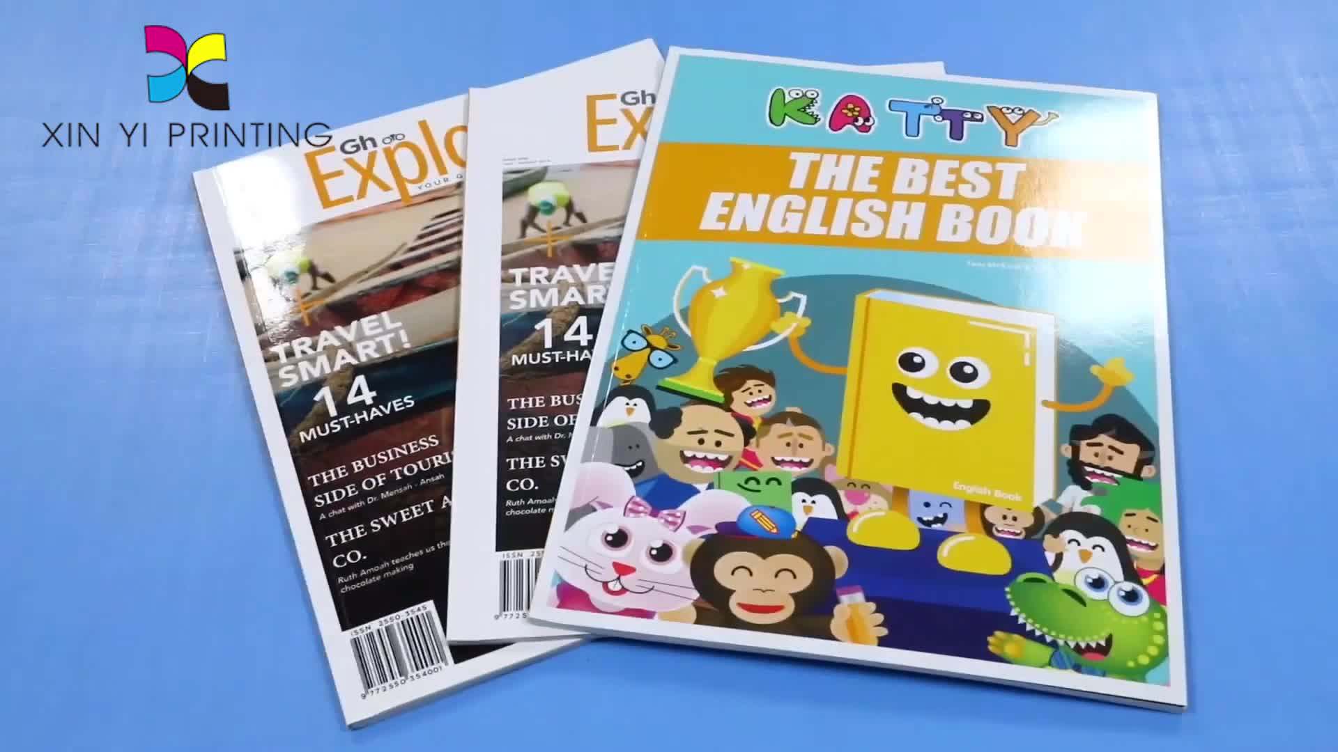 Bulk Offset Printing Custom A4 Size Colorful Paperback School Exercise