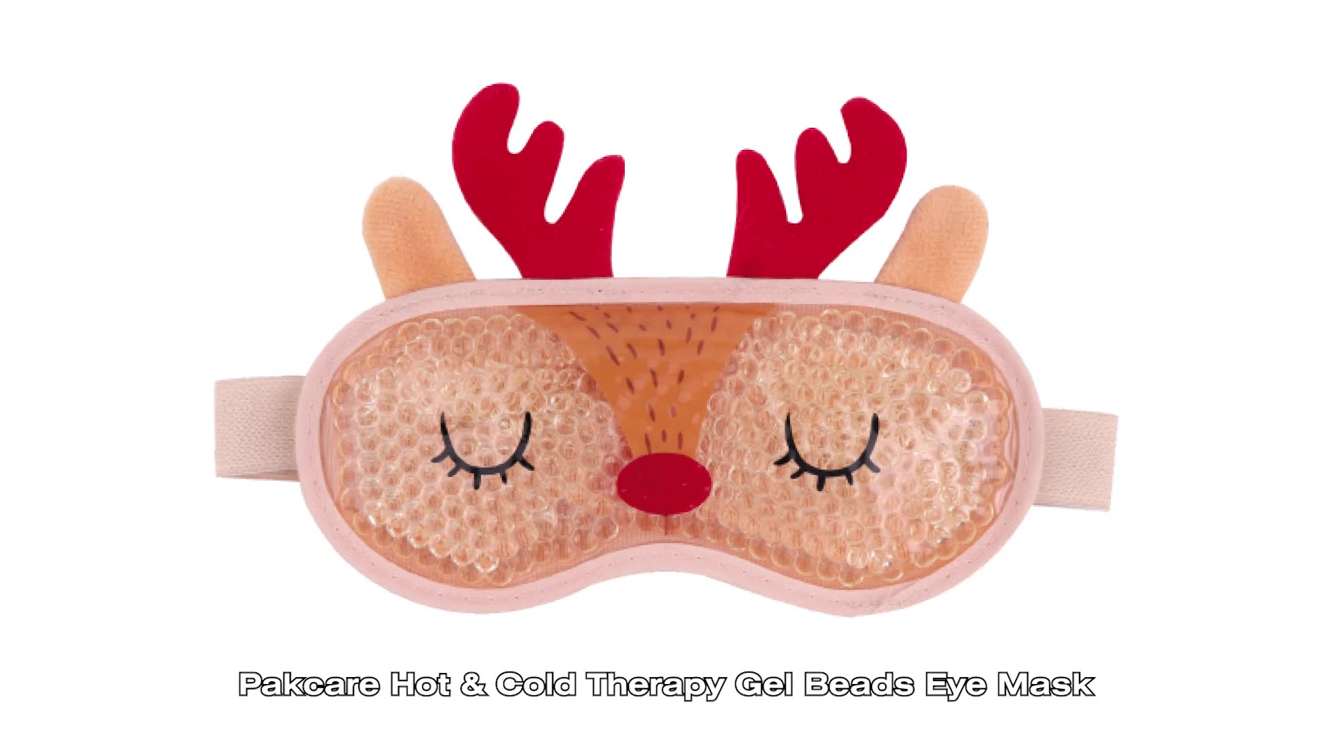 Hot Cold Compress Eye Mask Gel Beads Fruit Ice Pack Sleeping Eyemask