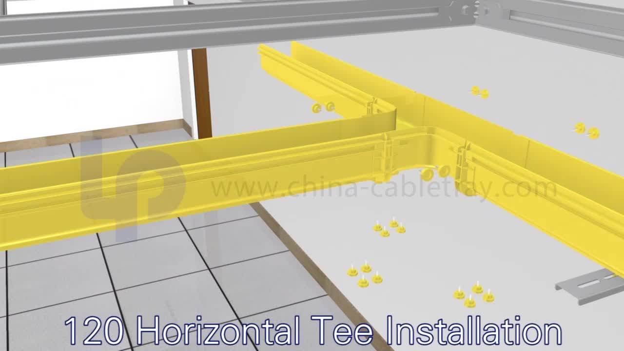 Ningbo Fiber Optical Runner Cable Tray /yellow 600*100mm 60*60mm