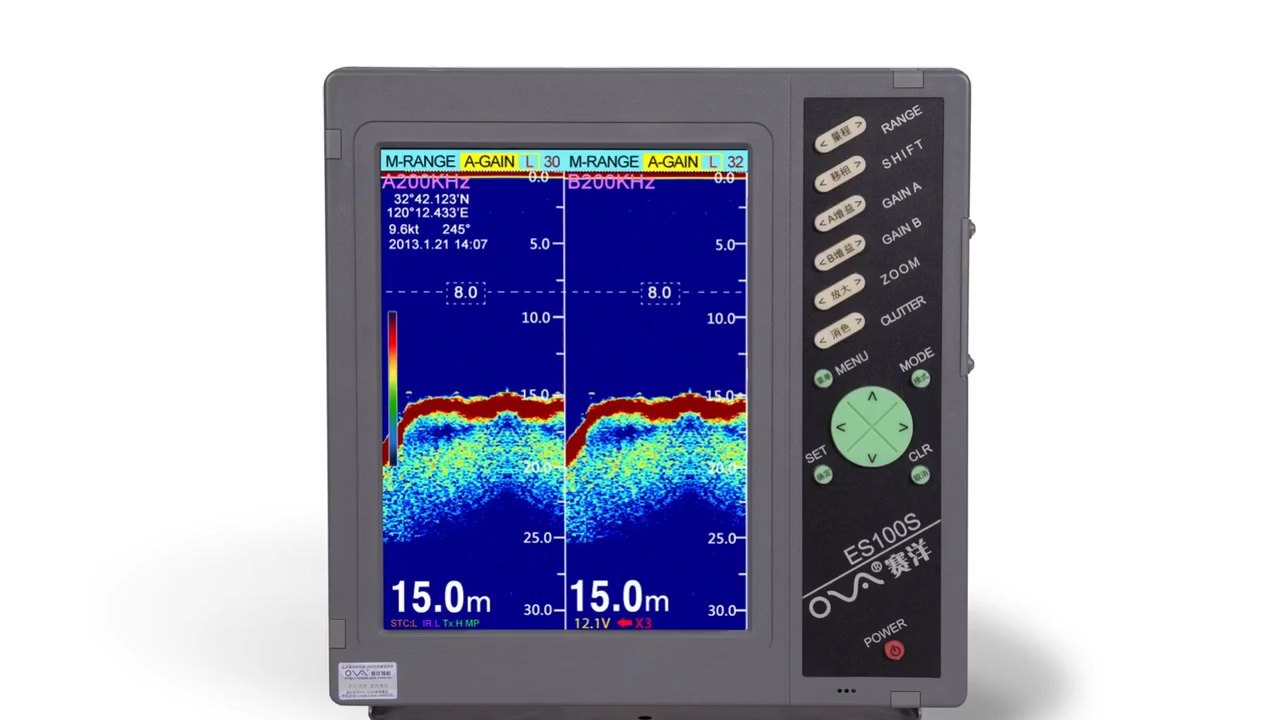 Marine Survey Equipment 200khz Underwater Depth Finder Echo Sounder