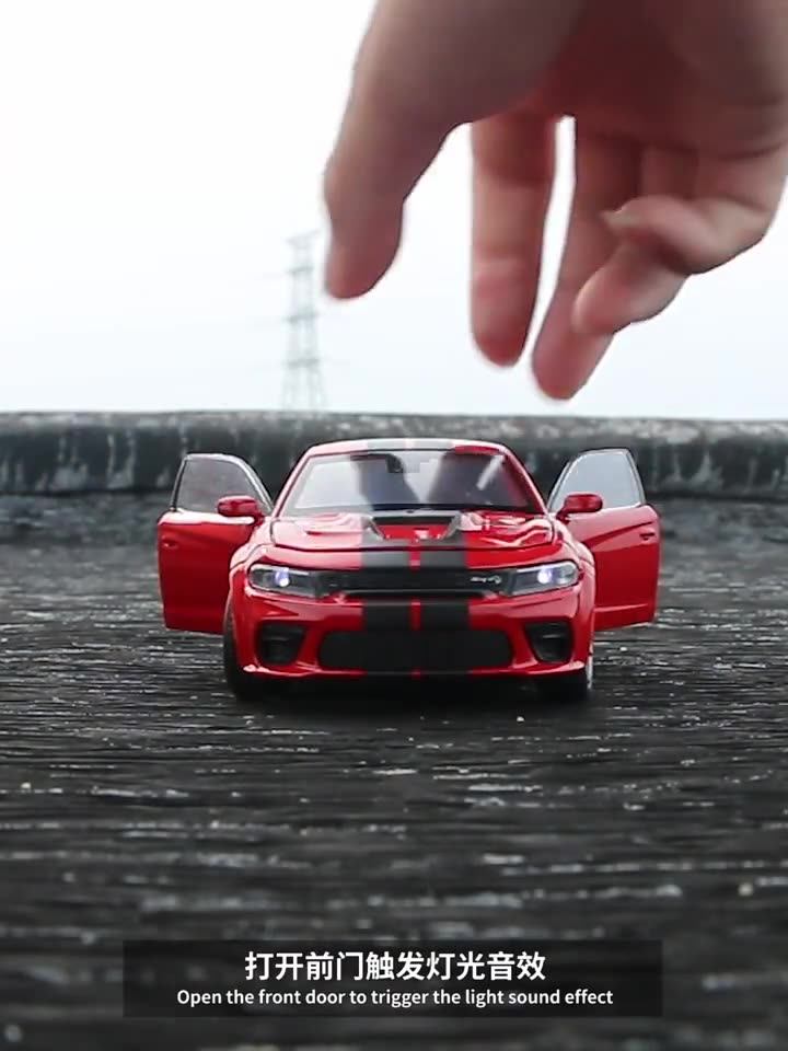 1:32 DODGE Charger SRT Hellcat Alloy Sport Car model Diecasts