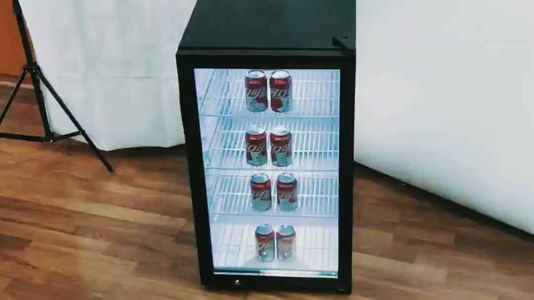 Ce 98l Commercial Monster Energy Drink Mini Display Table Fridge With