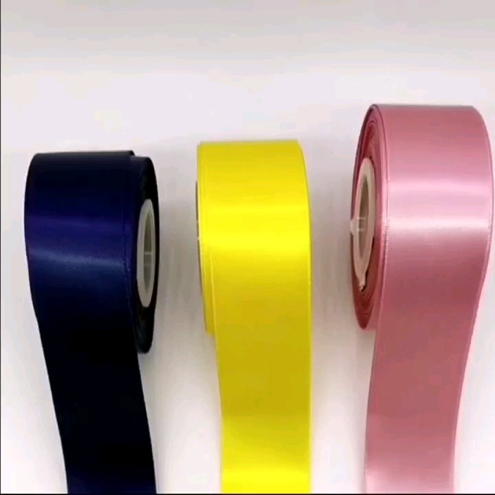 Wholesale Recyclable 38mm Single/double Faced Satin Ribbon Gift Printed
