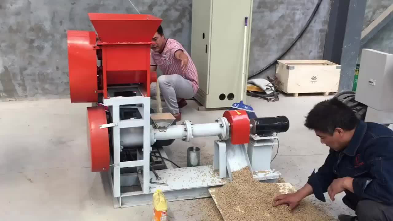Strongwin Stable Quality Pet Fish Feed Extruder Machine To Make Animal
