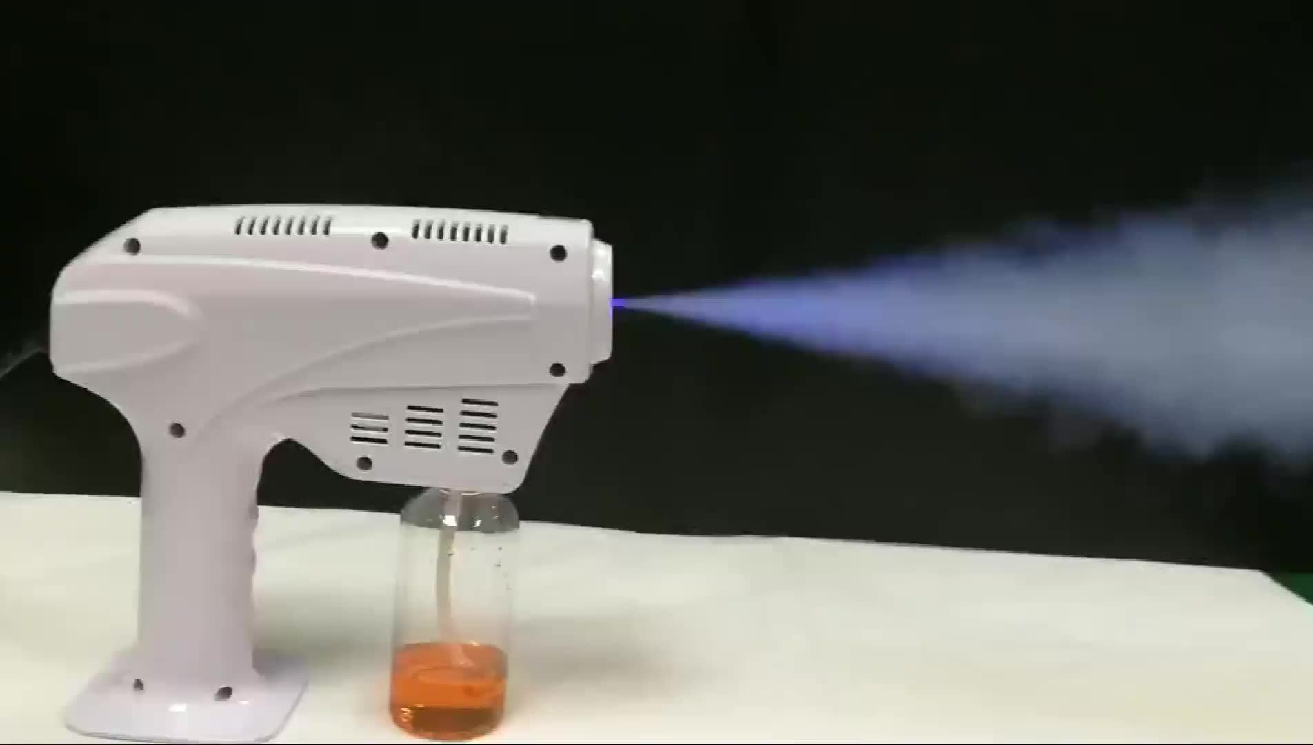 Portable Sprayer Fog Machine Disinfection Anion Nano Steam Spray Gun