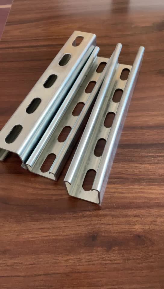 Cold Formed Perforated Stainless Steel Channels Cchannel Purlins Cold Rolled C Channel Steel
