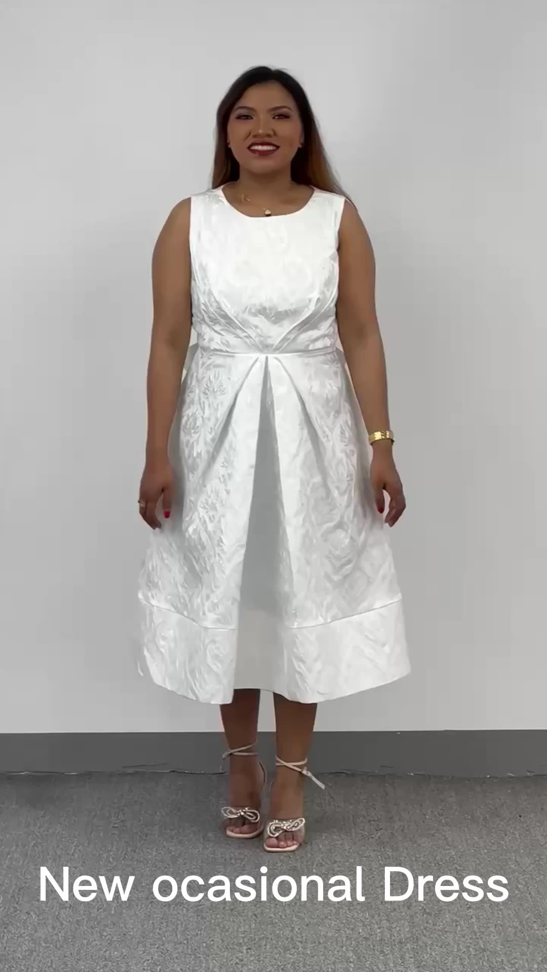 Newest Manufacturers Business Casual Women's Office Party Dress Ladies