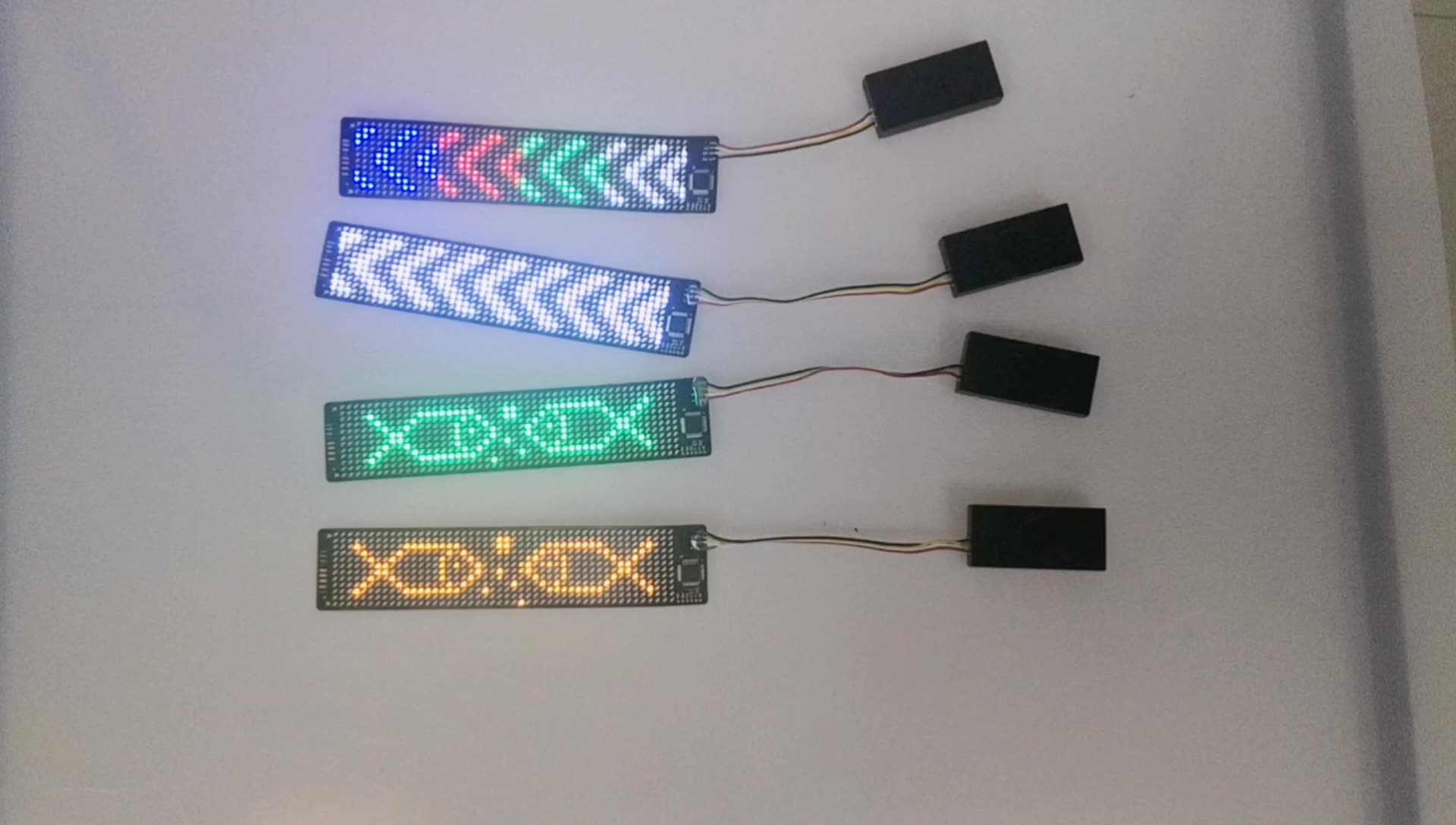 Programmable flex led display. Programmable flex led display