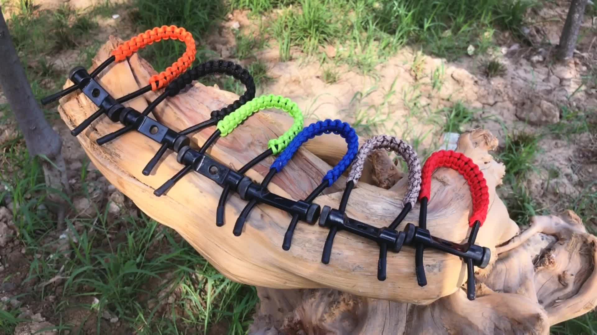 Spg Archery Color Bow Wrist Adjustable Braided Parachute Cord Strap Bow