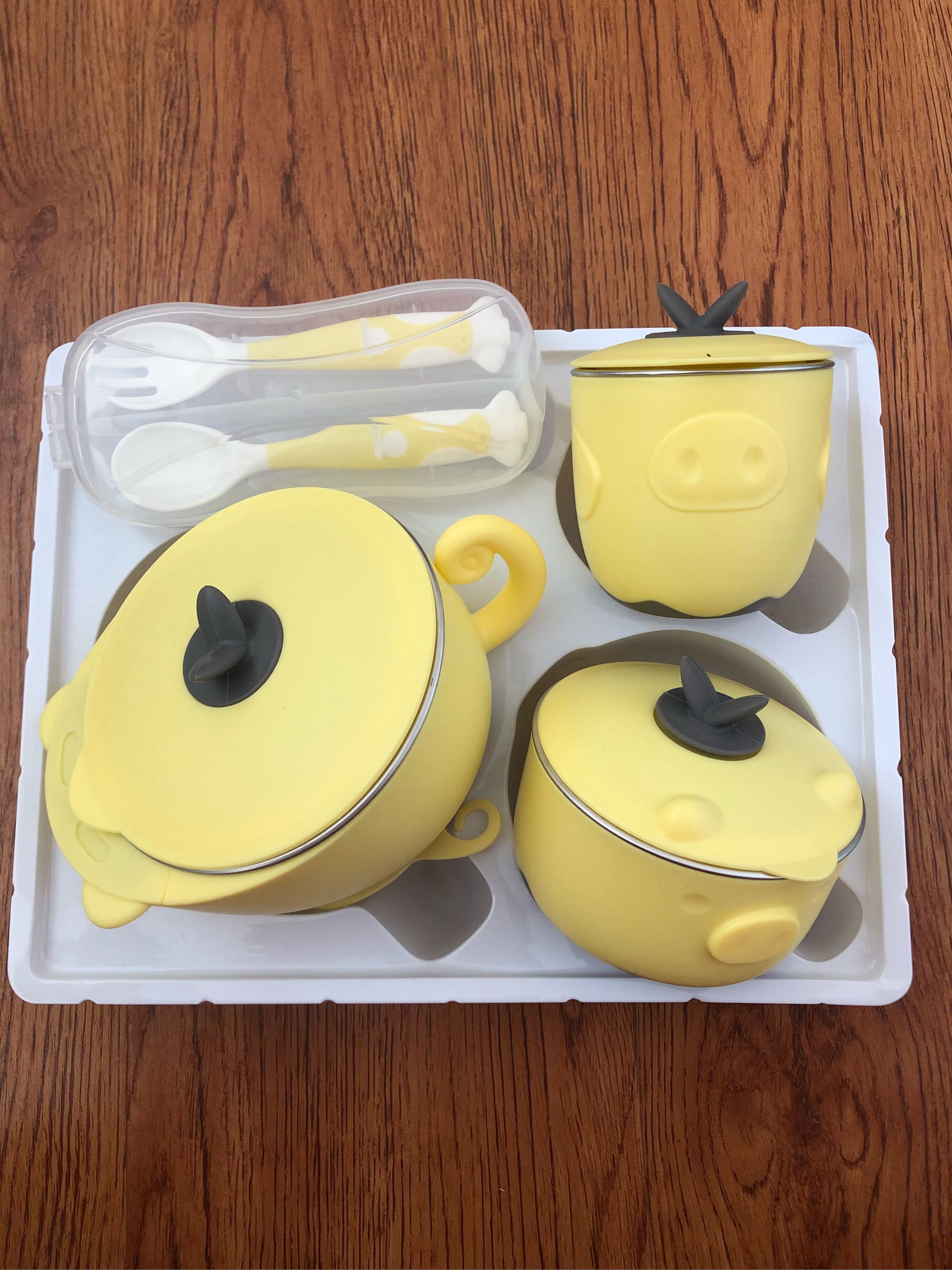 贝比康宝宝保温辅食碗餐具套装怎么样有用吗，母女俩使用一个月效果对比_搜券