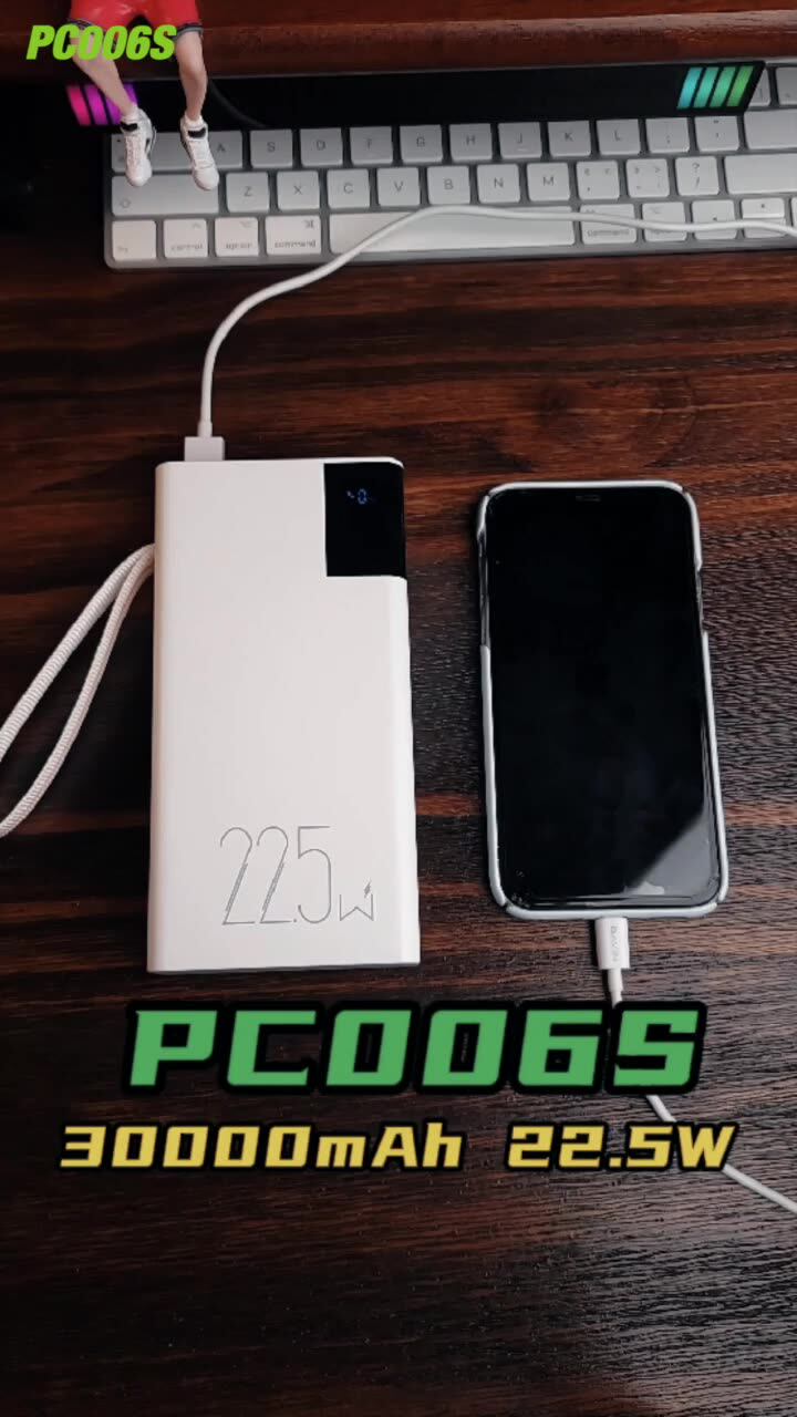 Bavin Pd 30000mah 22.5w 20w Super Charging Usb Type C Portable Outdoor