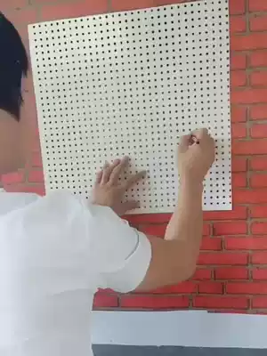 Cave board display stand supermarket shelf adhesive hook jewelry hardware tools round hole wall-free shelf