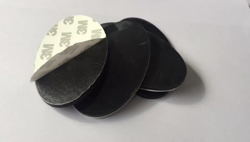 Factory 3m Adhesive Non Slip Single Sided Sticky Silicone Rubber Pads