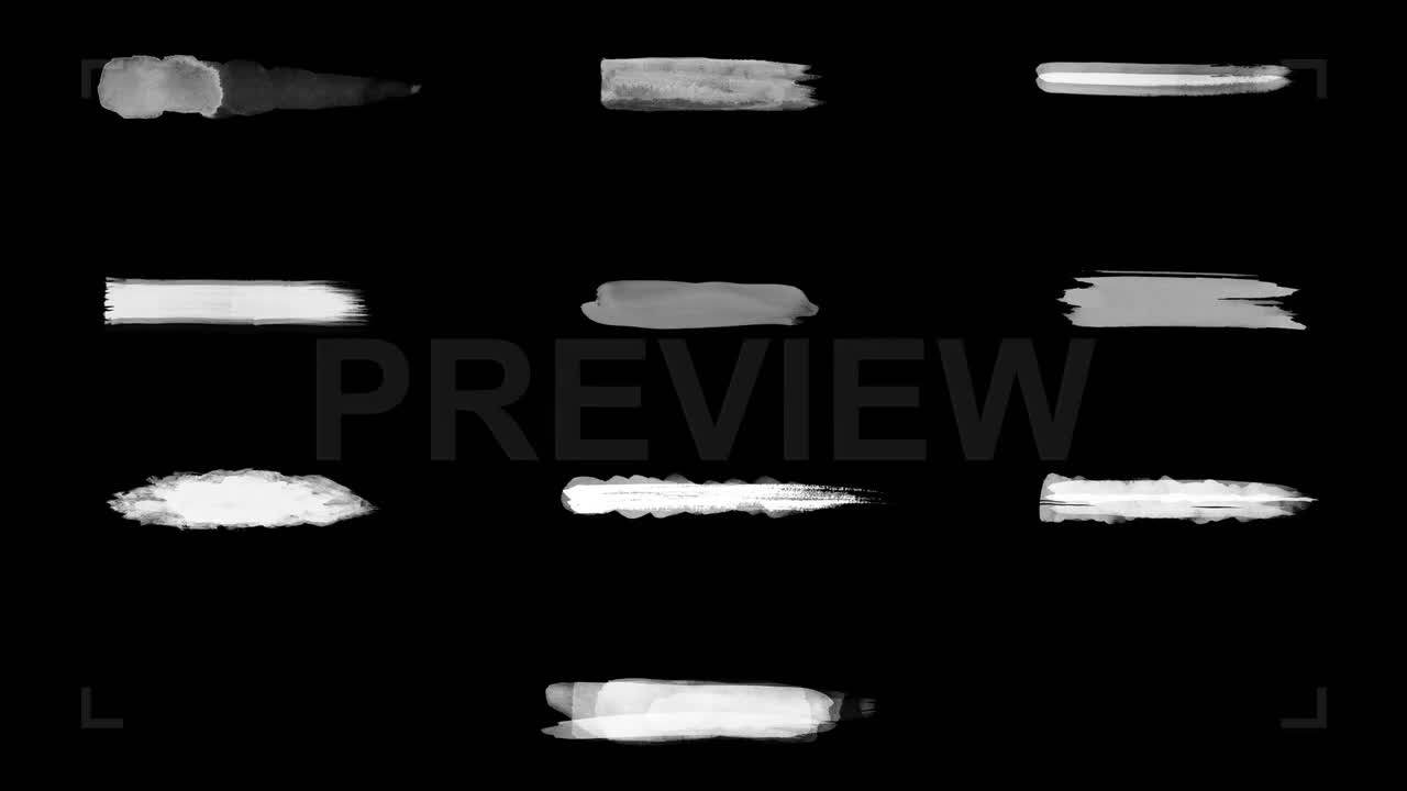 最新高清水彩水墨中国风渲染视频素材包合集ae pr ed FCPX 4K高清视频素材