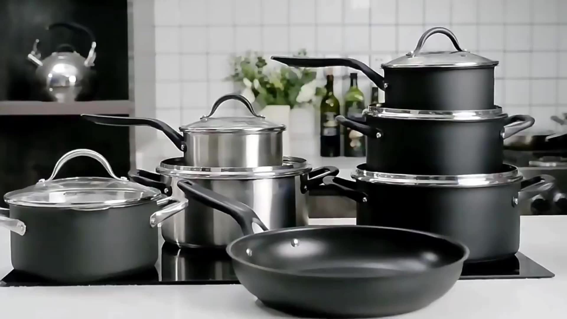 Manufacturer Induction Gas Pots And Pans Stainless Steel Nonstick